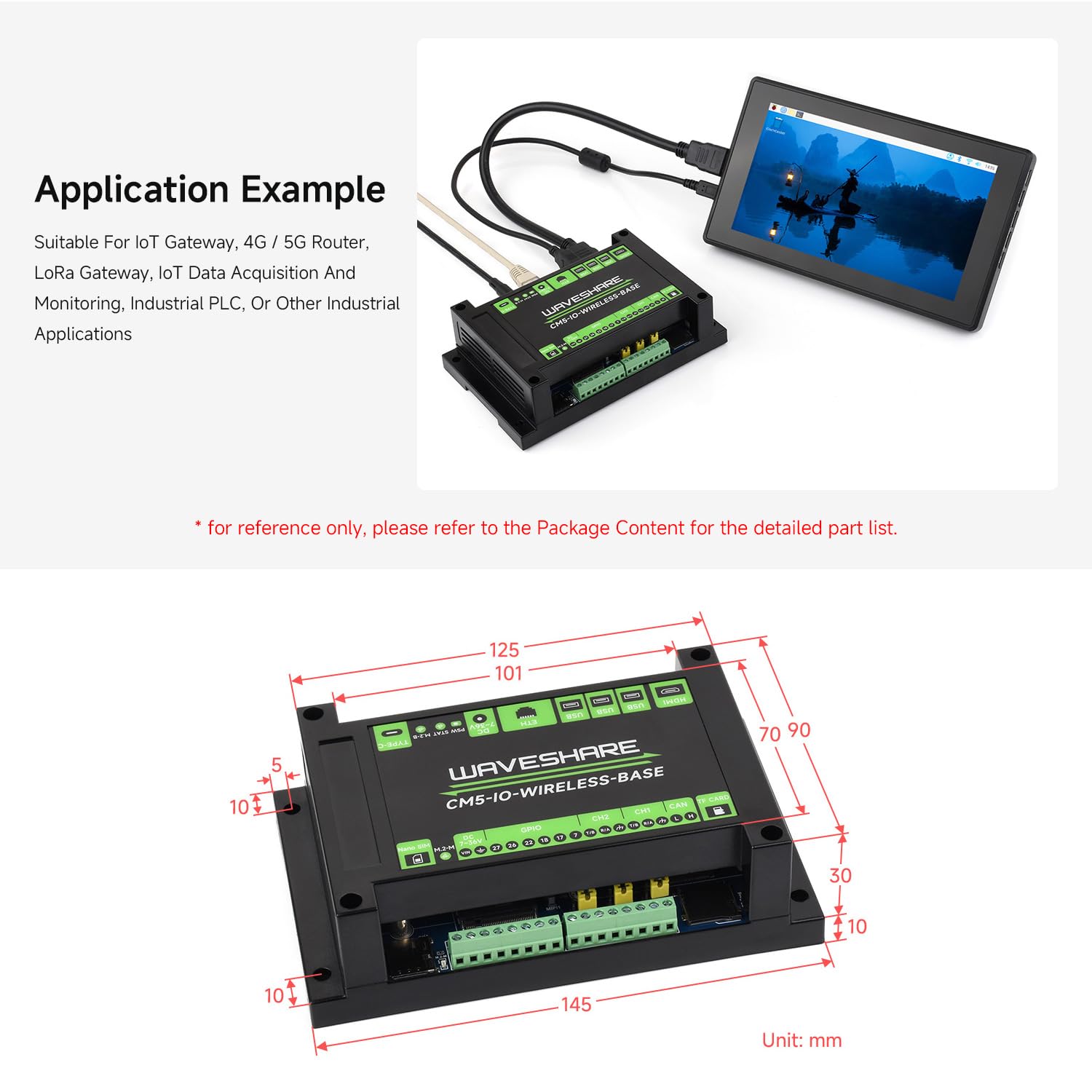 waveshare-industrial-iot-erweiterungsboard-f-r-raspberry-pi-cm5-4g-5g-lora-nvme- image 8