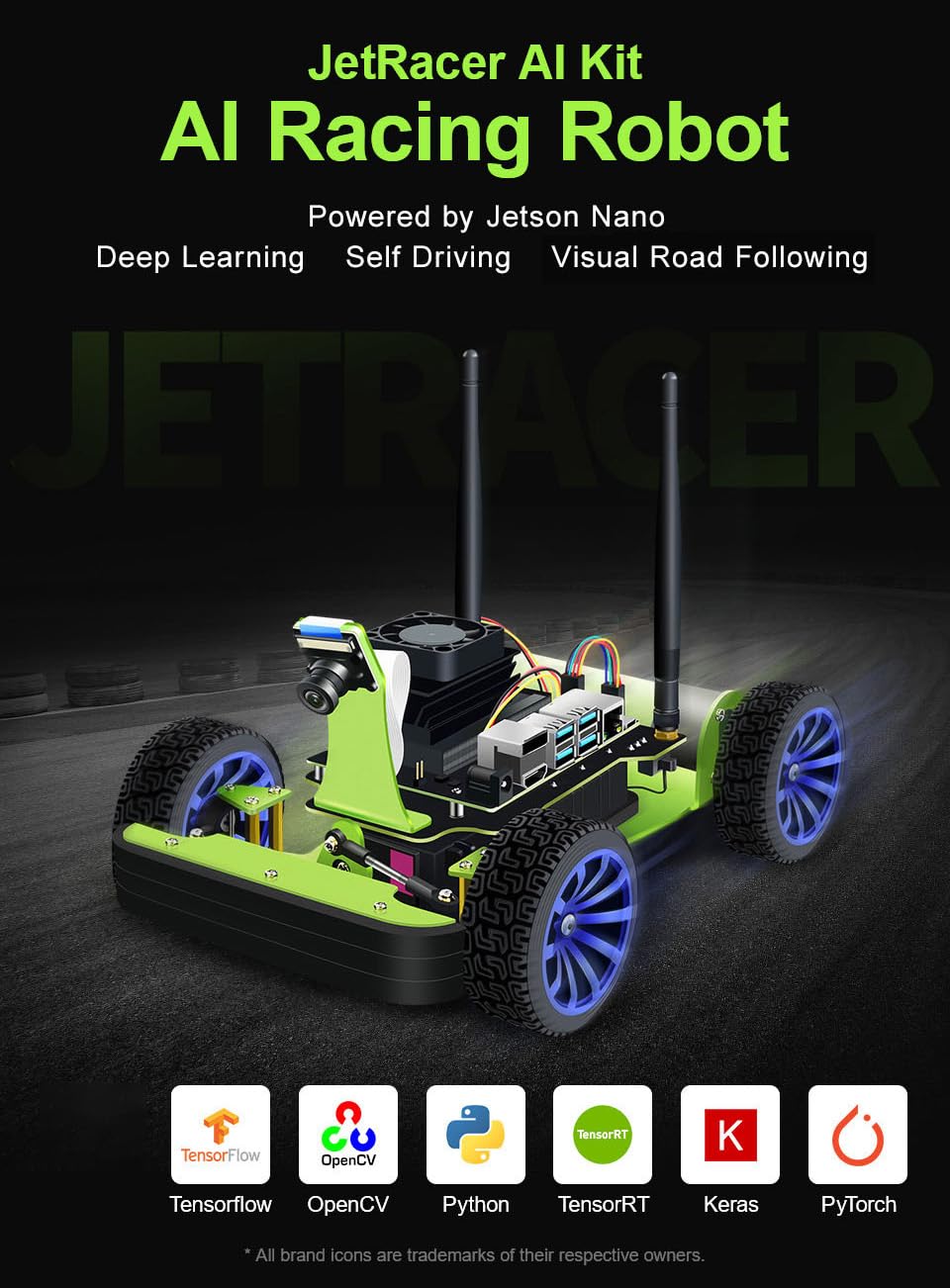 waveshare-jetracer-ai-racing-robot-f-r-jetson-nano-donkeycar-deep-learning image 3