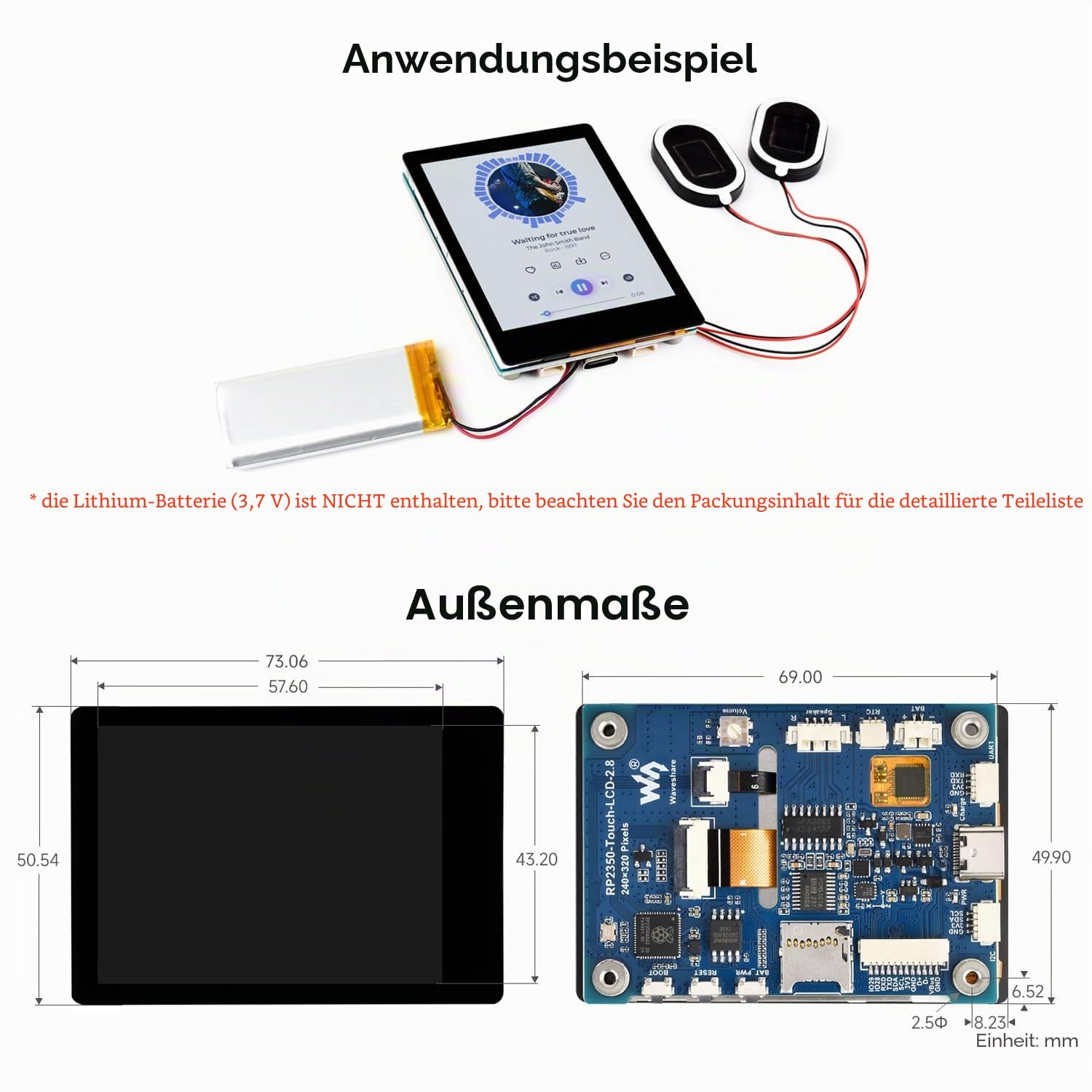 waveshare-rp2350-touch-lcd-2-8-entwicklungsboard-2-8-zoll-ips-touch-240x320-mit- image 7