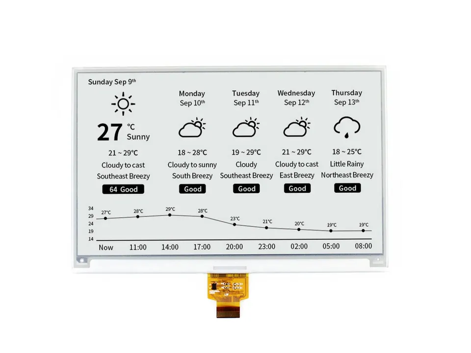 waveshare-7-5-zoll-e-paper-raw-display-panel-v2-800x480-spi-ohne-pcb image 1