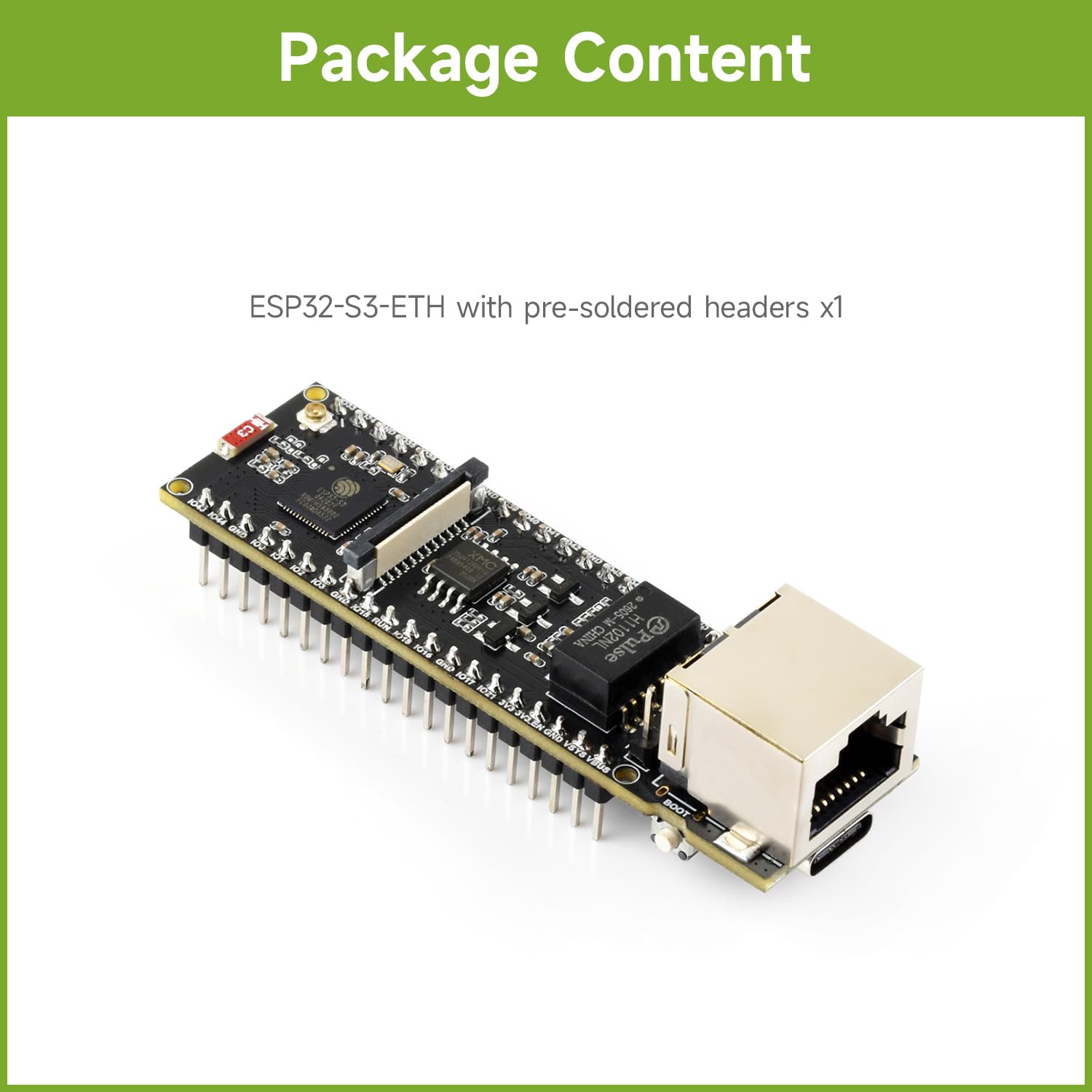 waveshare-esp32-s3-eth-board-mit-rj45-poe-wifi-bt-16mb-flash-8mb-psram image 2