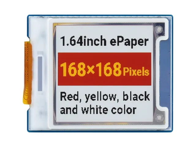 waveshare-1-64-zoll-square-e-paper-modul-g-168x168-rot-gelb-schwarz-wei-spi image 1