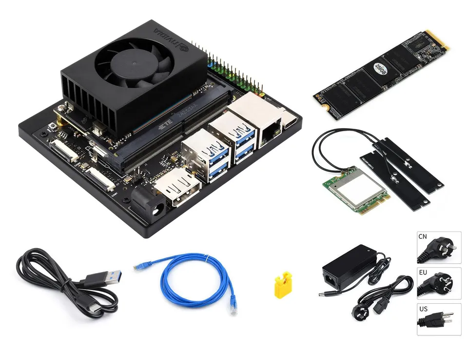 waveshare-jetson-orin-nano-ai-development-kit-8gb-edge-ki-entwicklungsboard-mit- image 1