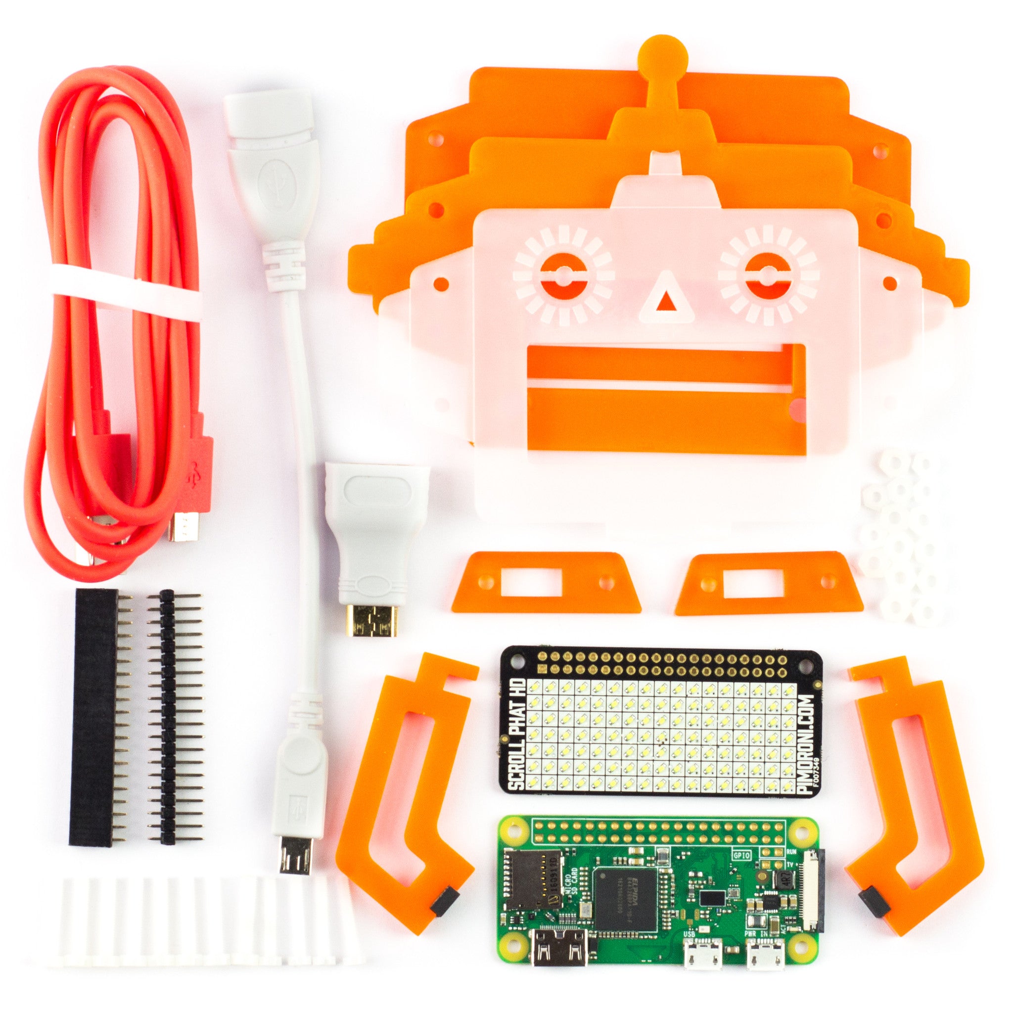 pimoroni-scroll-bot-pi-zero-wh-projekt-kit-mit-scroll-hat-mini image 3