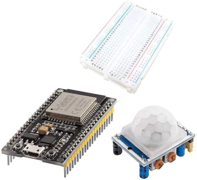 az-delivery-bewegungsmelder-set-mit-esp32-dev-kit-c-und-hc-sr501-bausatz-kit image 1