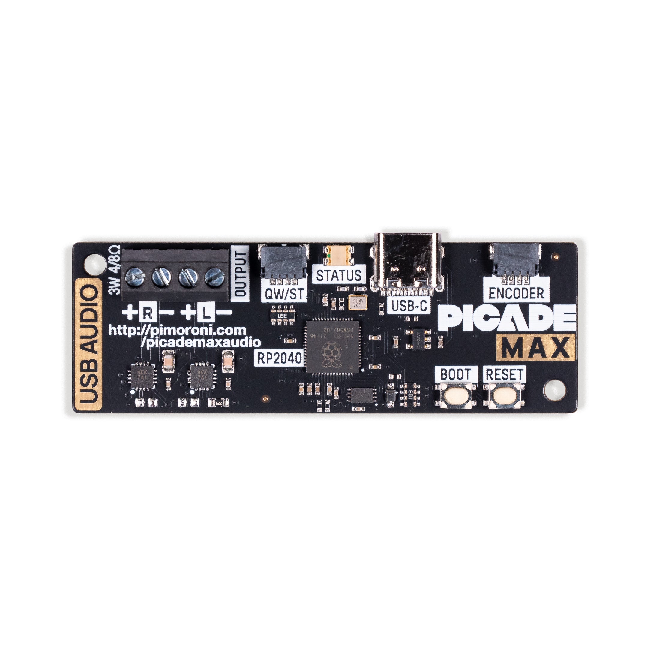 pimoroni-picade-max-usb-audio-rp2040-usb-c-soundkarte-mit-3w-stereo-verst-rker image 1
