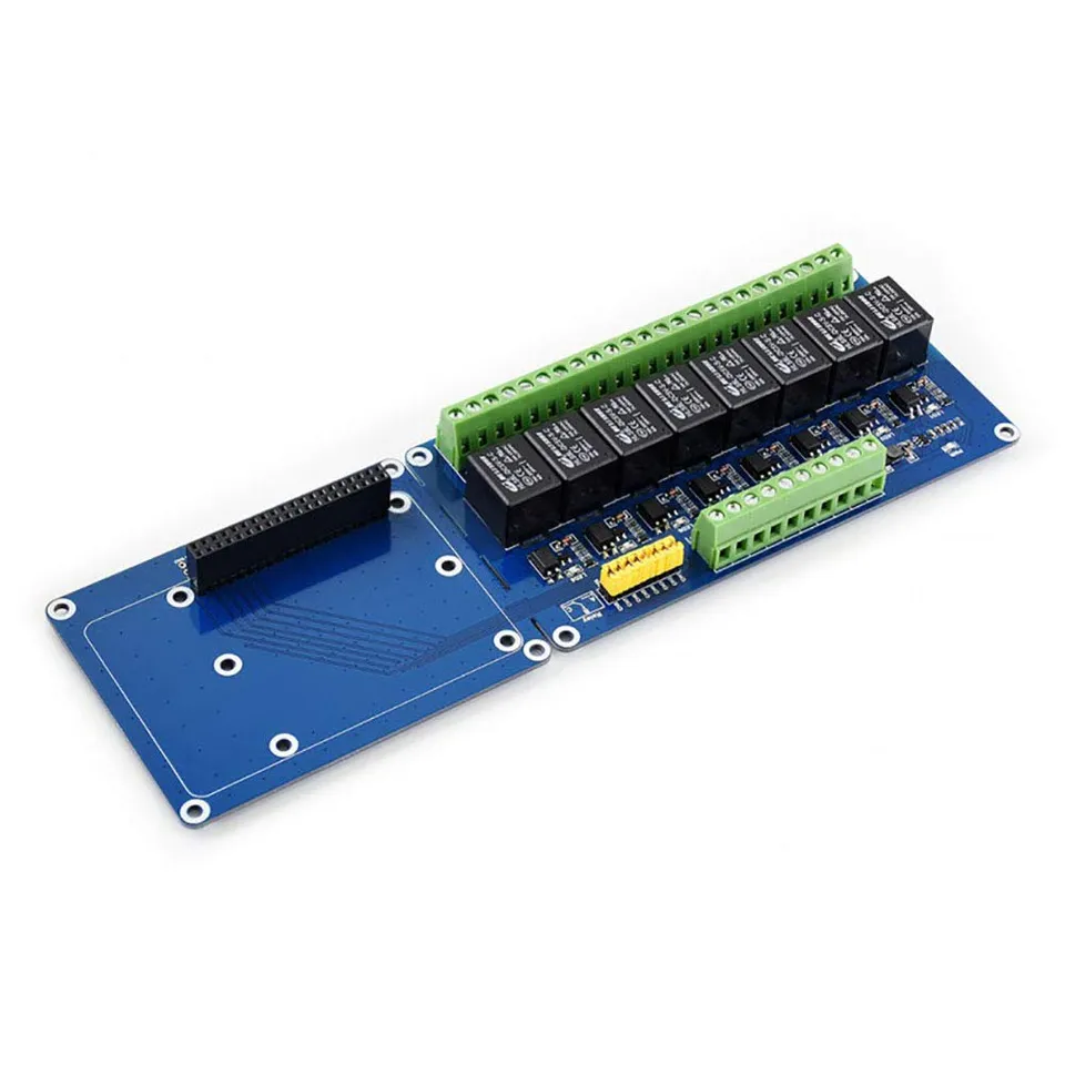waveshare-rpi-relay-board-b-raspberry-pi-erweiterungsplatine-8-kanal-relais-5a image 1