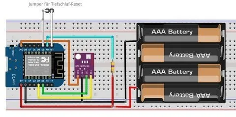 az-delivery-esp-now-batterie-sensor-bundle-d1-mini-bme280-breadboard-set image 1