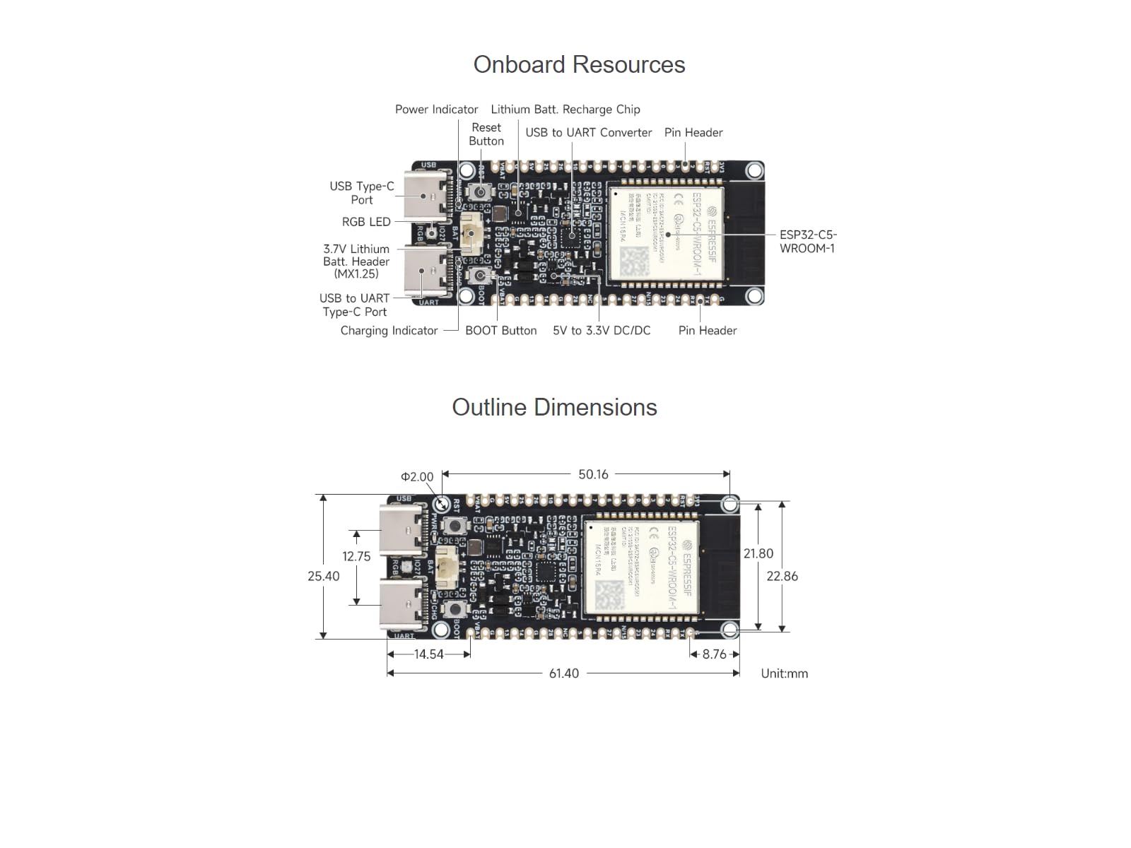 waveshare-esp32-c5-dual-band-wi-fi-6-development-board image 7