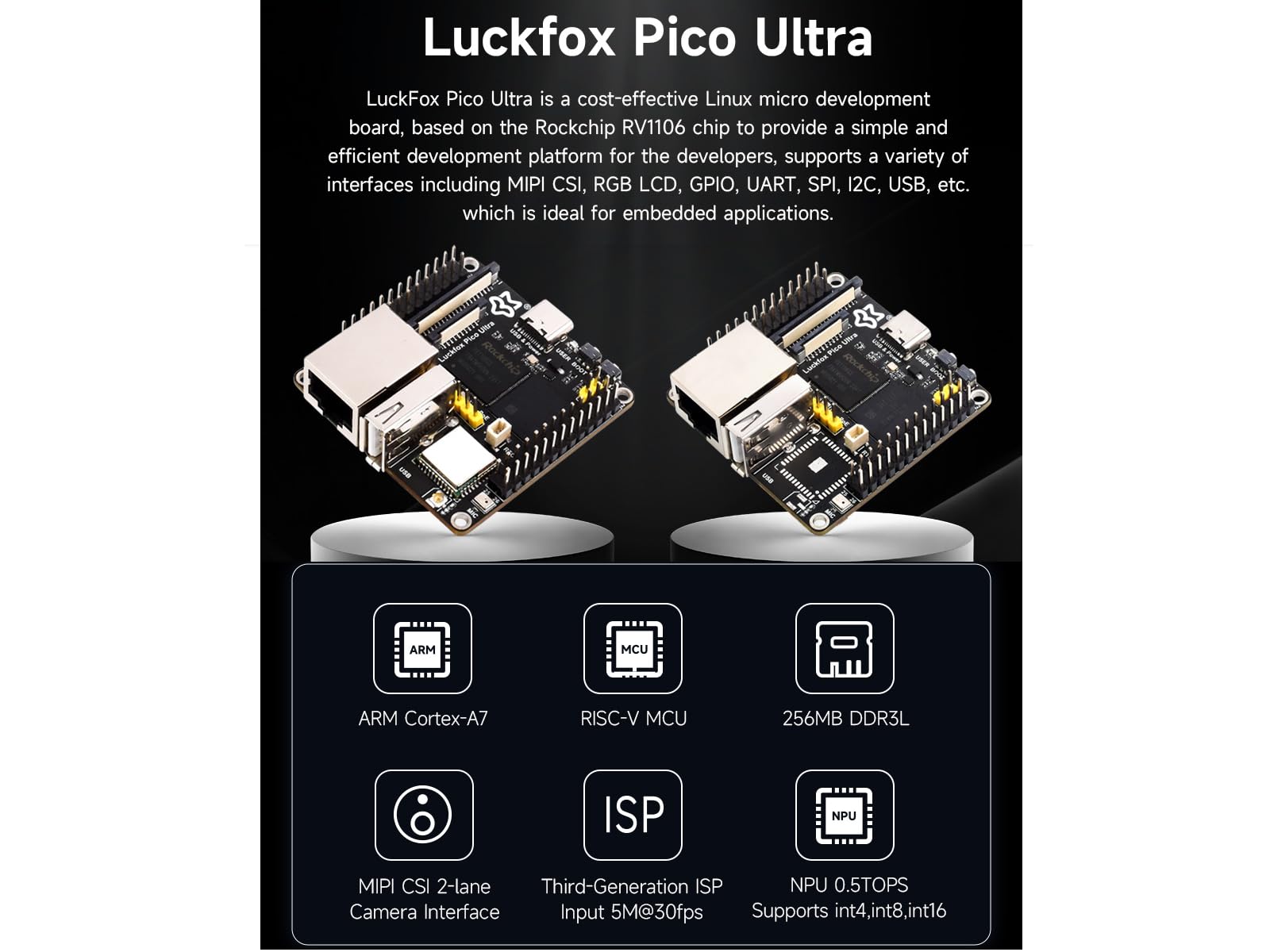 waveshare-luckfox-pico-ultra-w-rv1106-linux-entwicklungsboard-mit-wifi-6-ble image 2