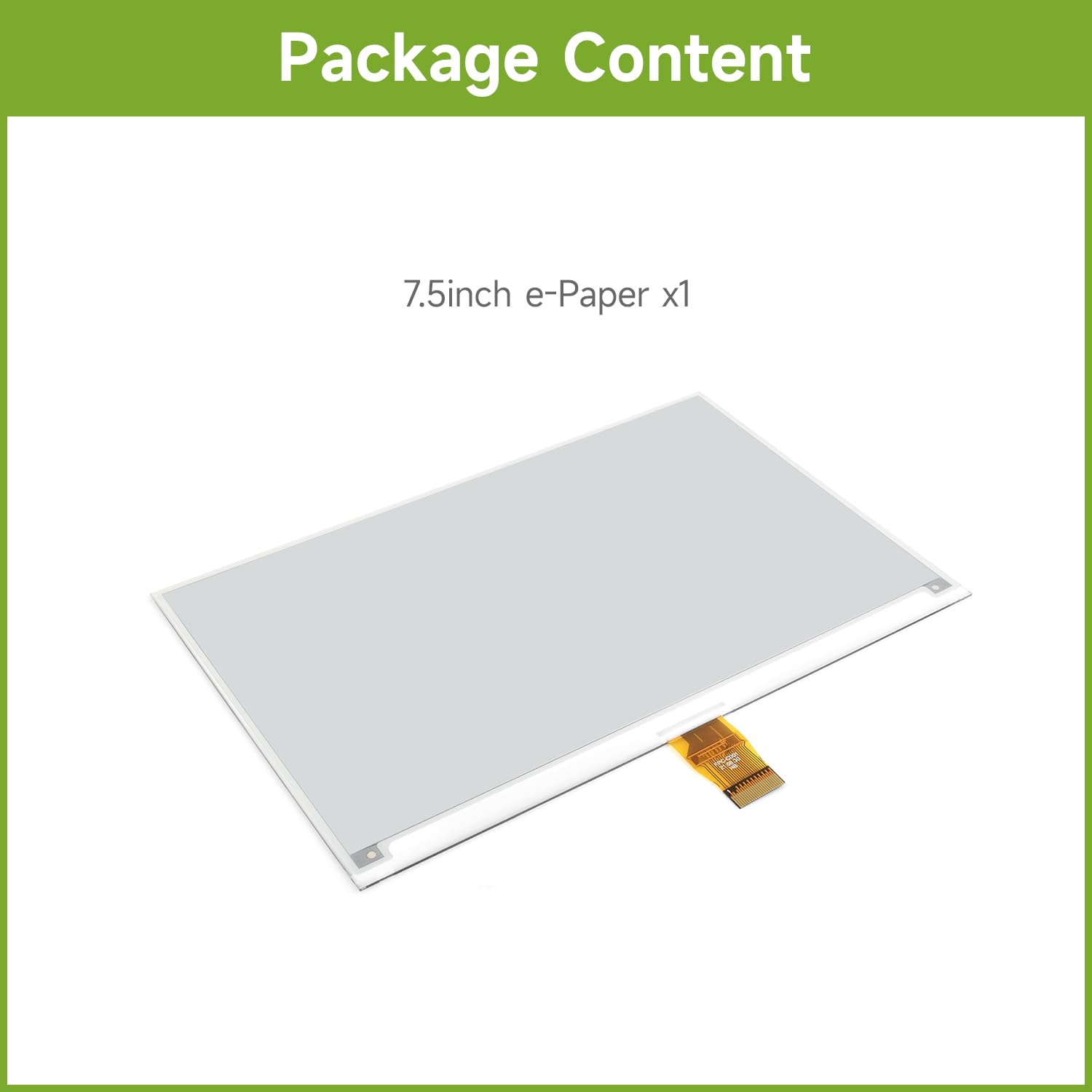 waveshare-7-5-zoll-e-paper-raw-display-panel-v2-800x480-spi-ohne-pcb image 2