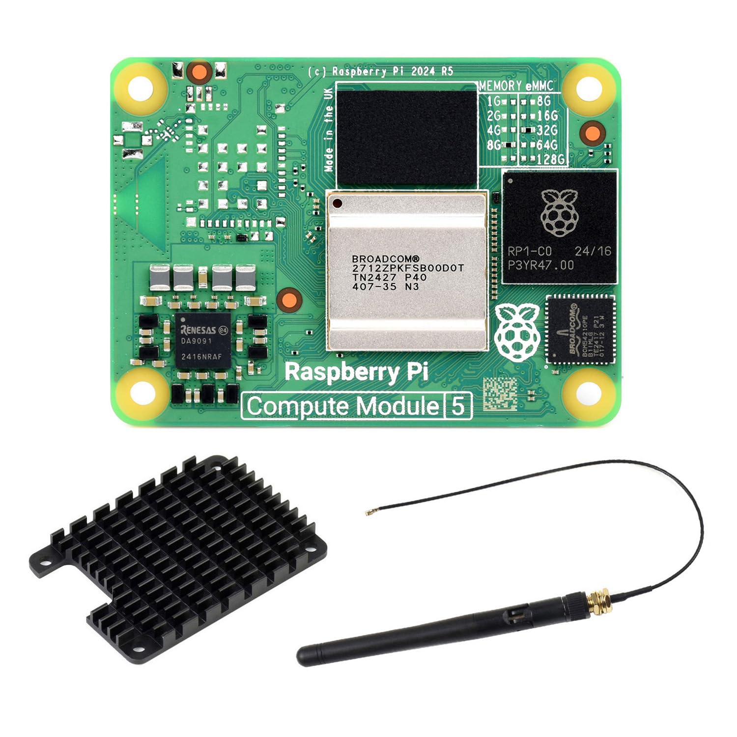 waveshare-cm5-compute-module-5-system-on-module-cm5008032-ohne-wireless-8gb-ram- image 2