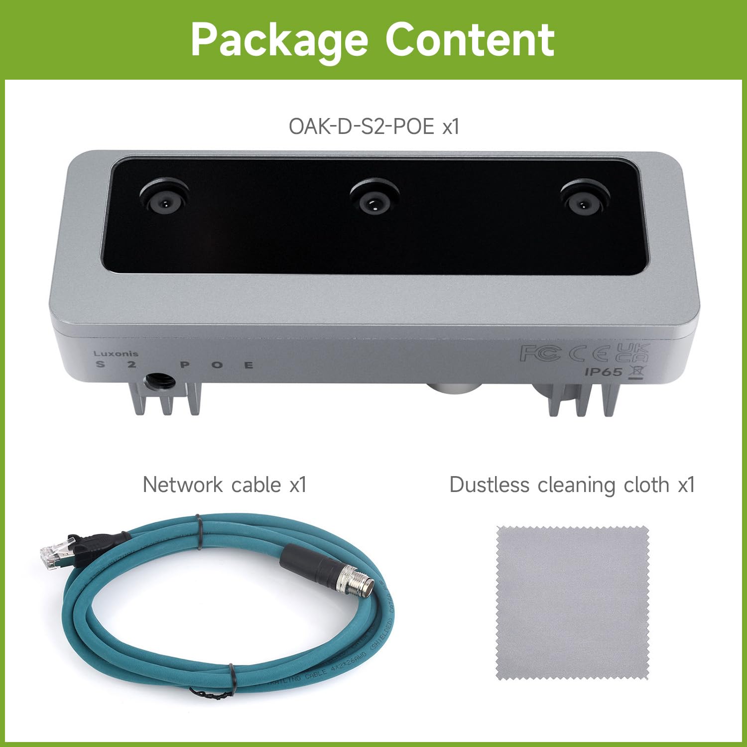 waveshare-oak-d-s2-poe-opencv-ai-machine-vision-kit-12mp-4tops-ip65 image 2