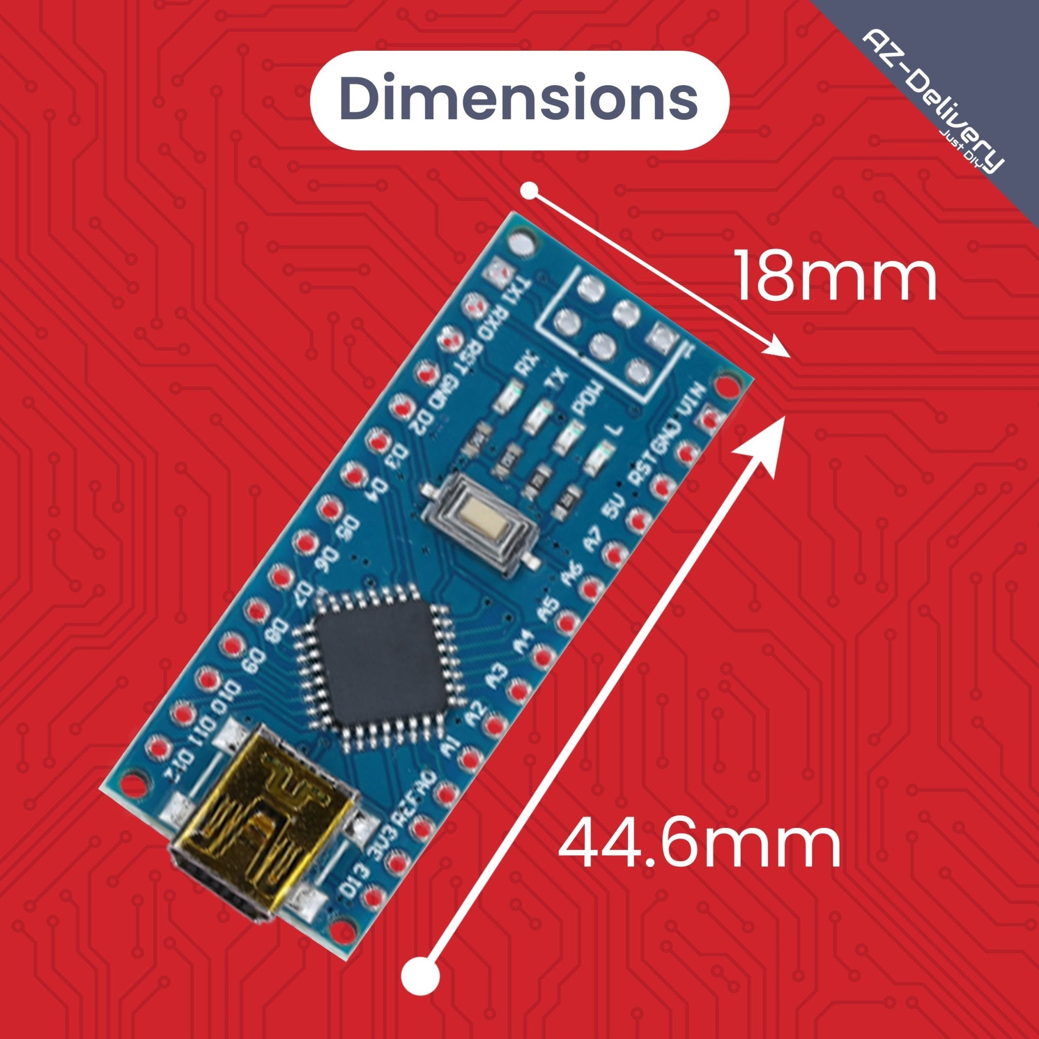 az-delivery-lgt8-nano-v3-mikrocontroller-board-mit-lgt8f328p-und-ch340-32-mhz image 3