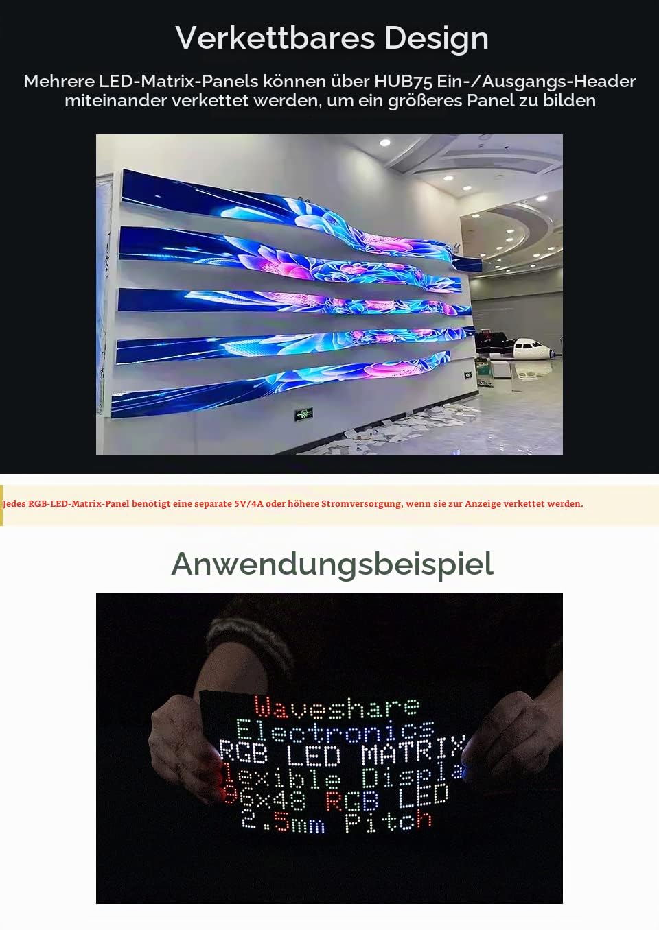 waveshare-flexible-rgb-led-matrix-2-5mm-pitch-96x48-pixel-hub75-f-r-raspberry-pi image 6
