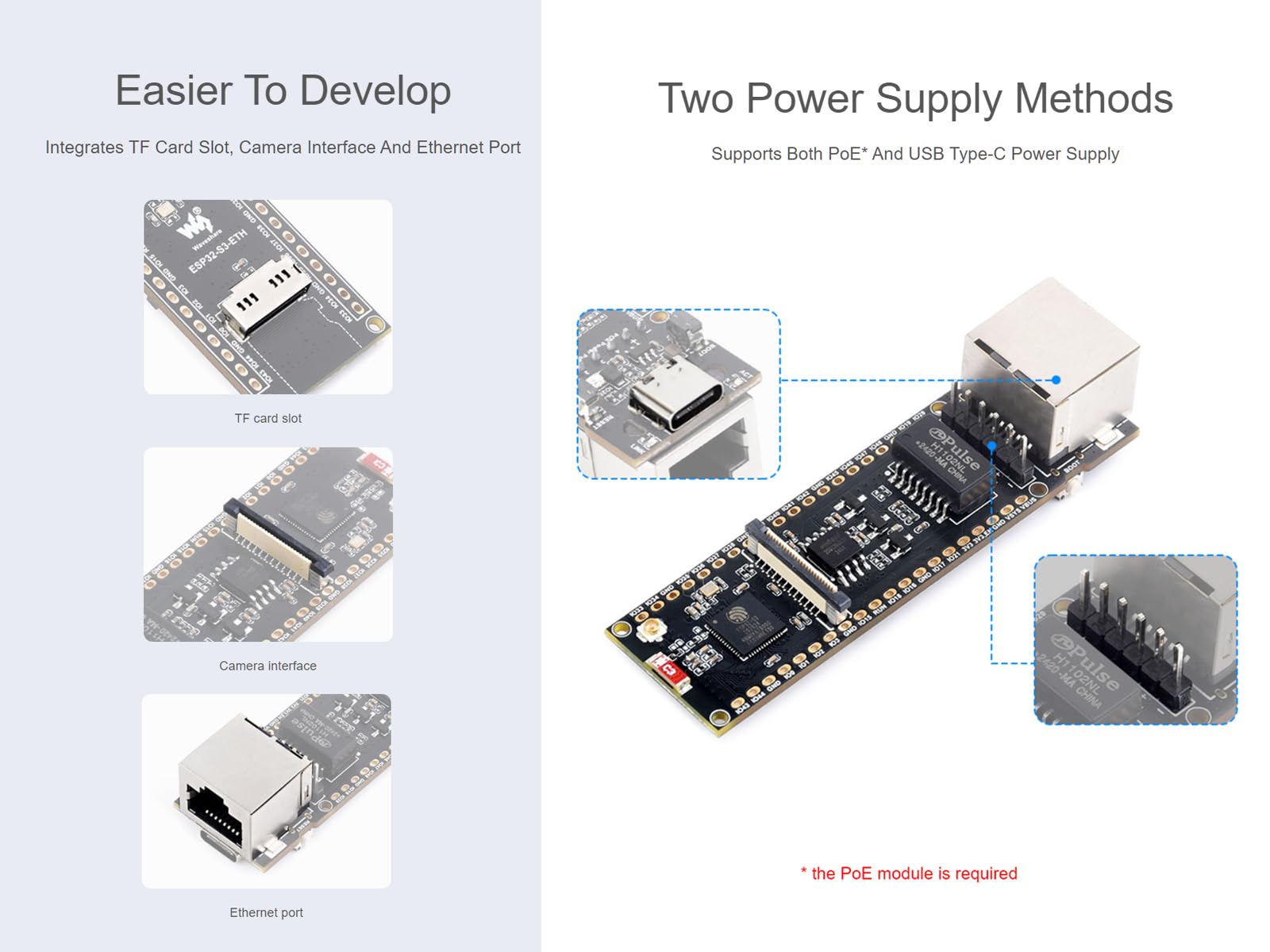 waveshare-esp32-s3-poe-eth-entwicklungsboard-mit-poe-modul-und-kameraanschluss image 4