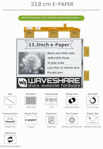 waveshare-13-3-zoll-e-paper-e-ink-raw-display-1600x1200-schwarz-wei-16-graustufe image 6