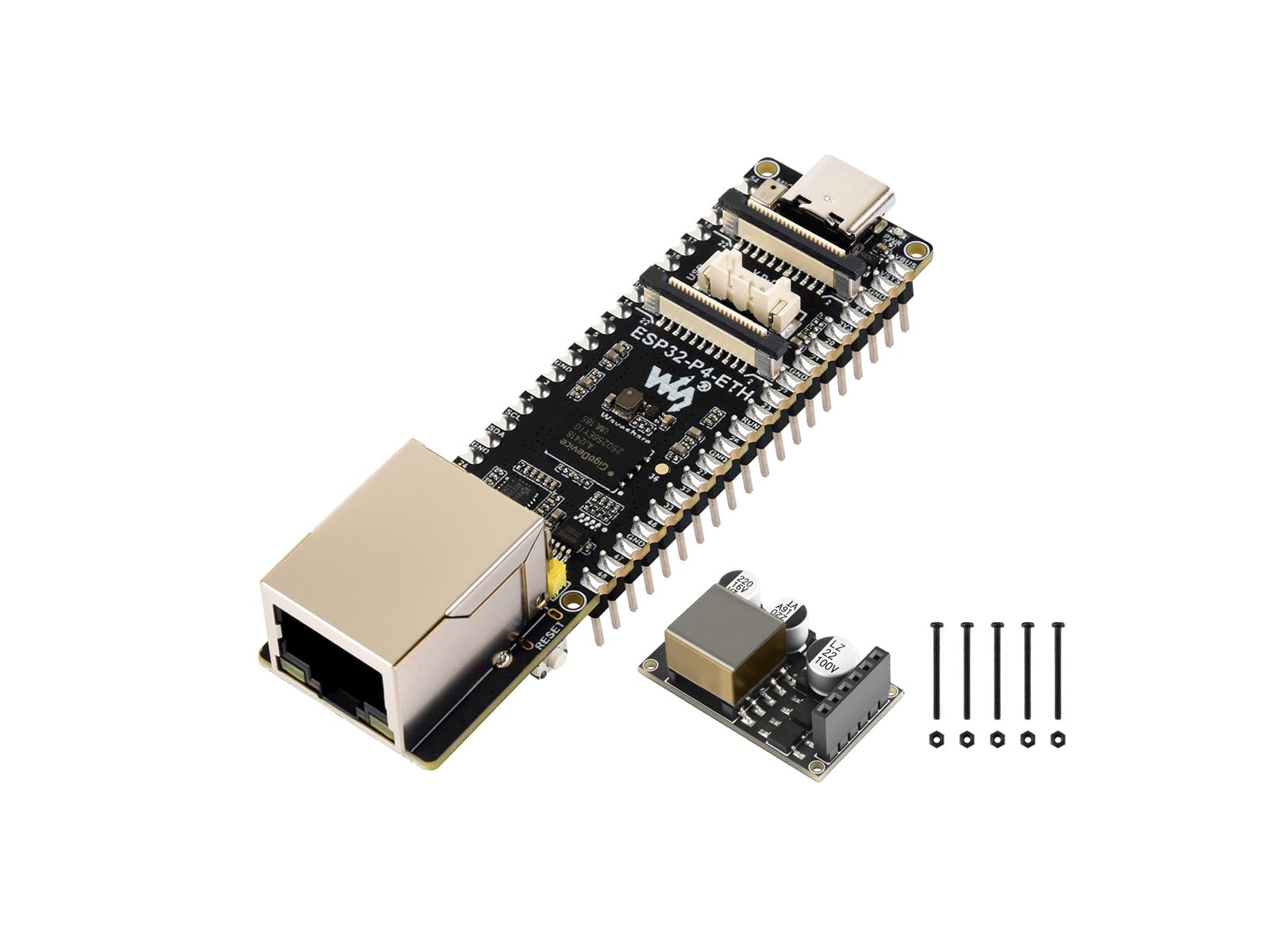 waveshare-esp32-p4-poe-eth-entwicklungsboard-mit-poe-ethernet-und-mipi image 1