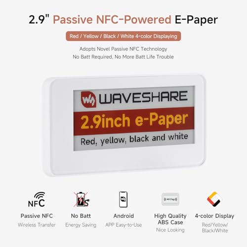 waveshare-2-9-zoll-passives-nfc-e-paper-g-4-farben-ohne-batterie image 8