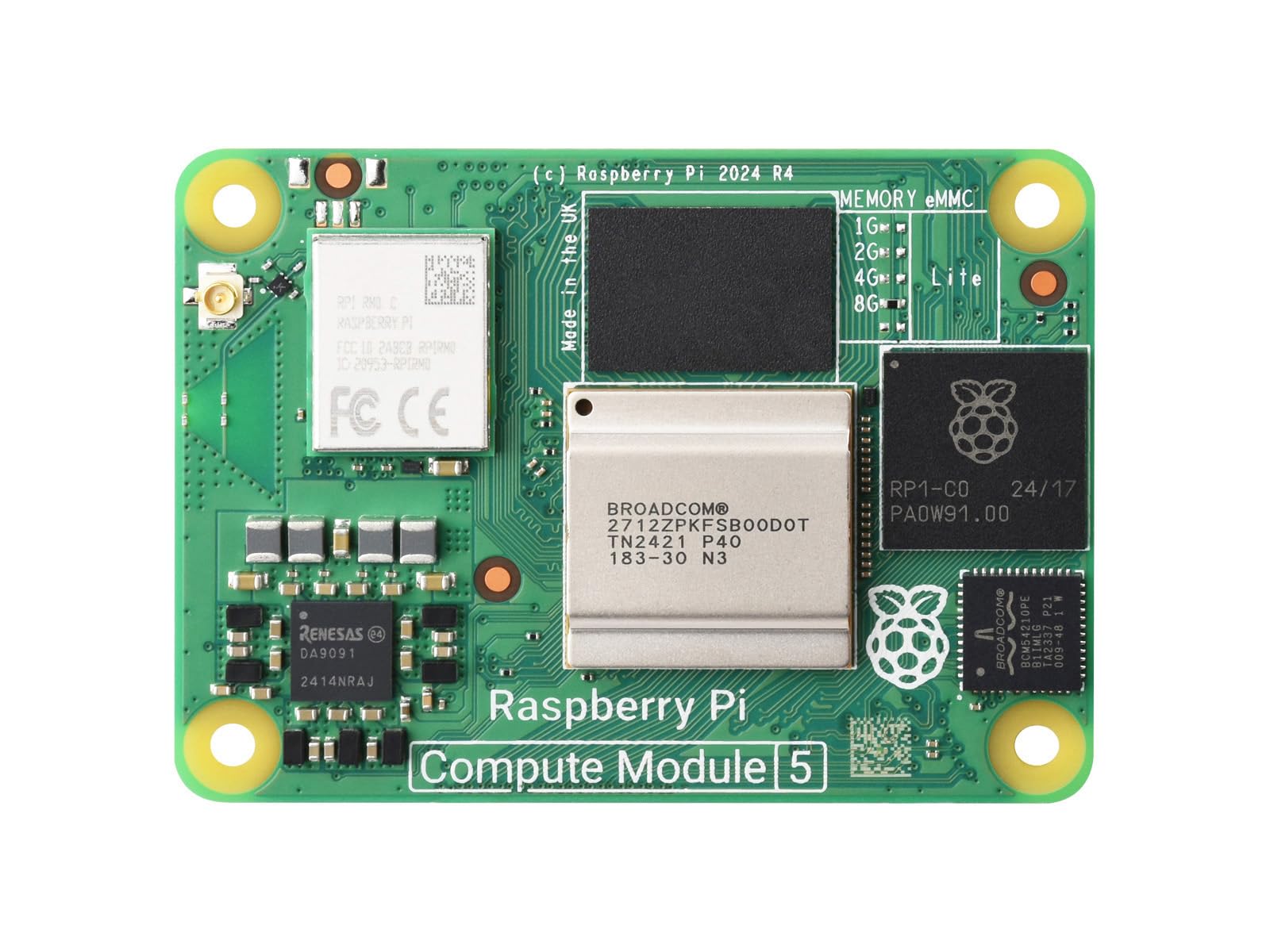 waveshare-cm5-pi-compute-module-5-kit-cm5108000-8gb-ram-wlan-antenne-heatsink image 1