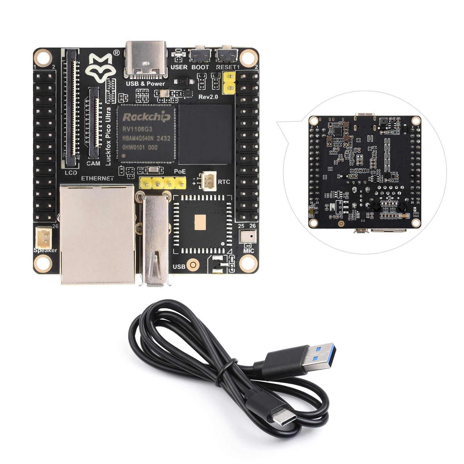 waveshare-luckfox-pico-ultra-rv1106-linux-board-8gb-emmc-ohne-poe-wlan image 1