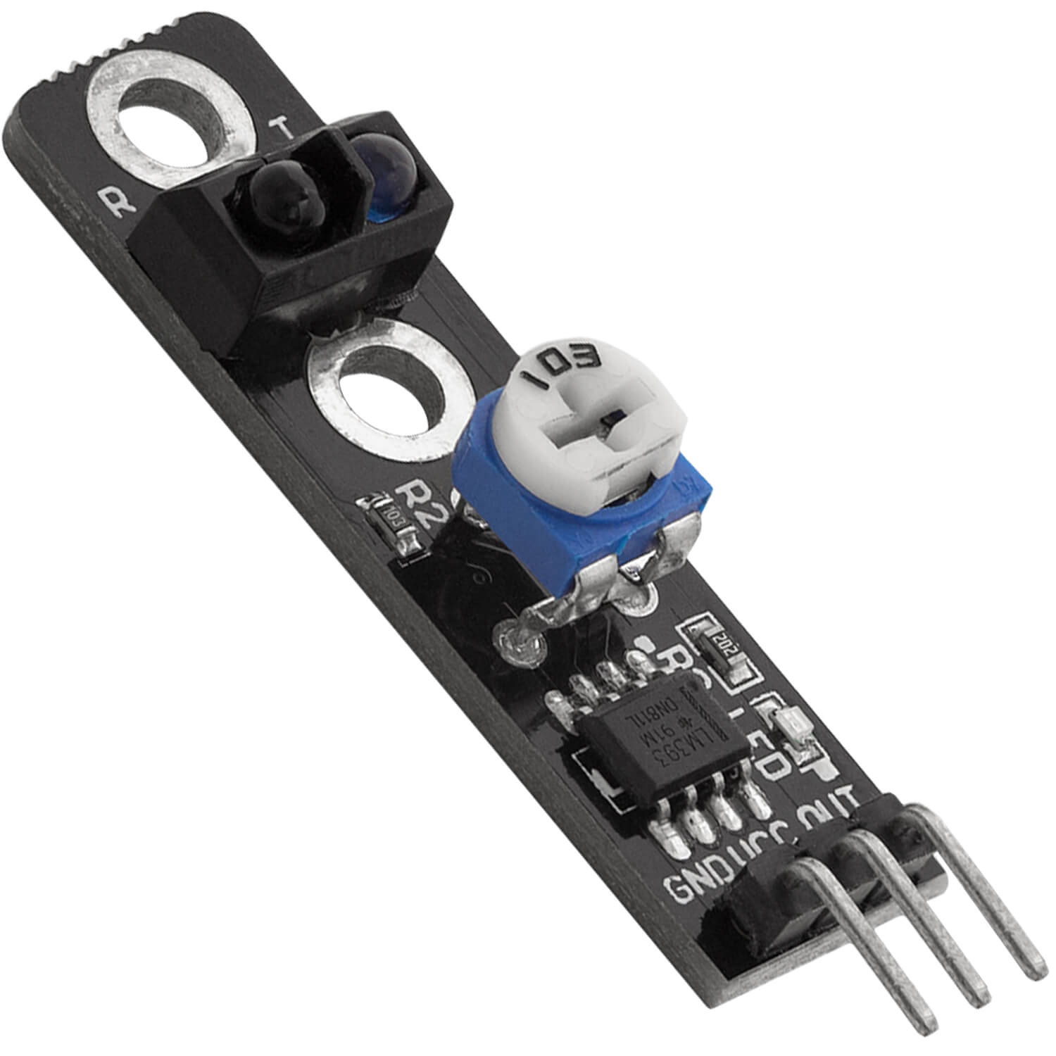 az-delivery-ky-033-linienfolger-line-tracking-sensor-modul-tcrt5000 image 1