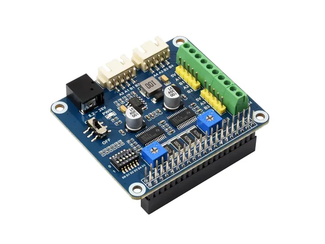 waveshare-stepper-motor-hat-f-r-raspberry-pi-2x-schrittmotor-bis-1-32-microstepp image 1