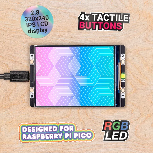 pimoroni-pico-display-pack-2-8-ips-lcd-320x240-f-r-raspberry-pi-pico image 1