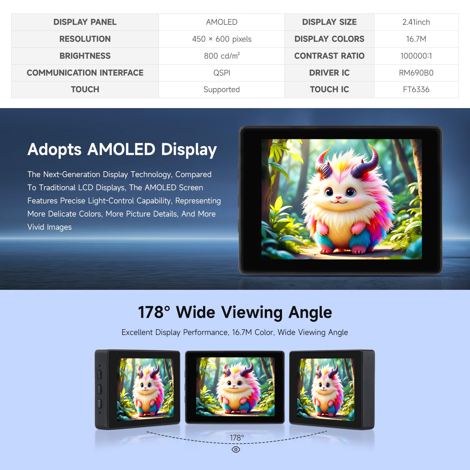 waveshare-rp2350-2-41-zoll-amoled-touch-entwicklungsboard-450x600-mit-geh-use image 5