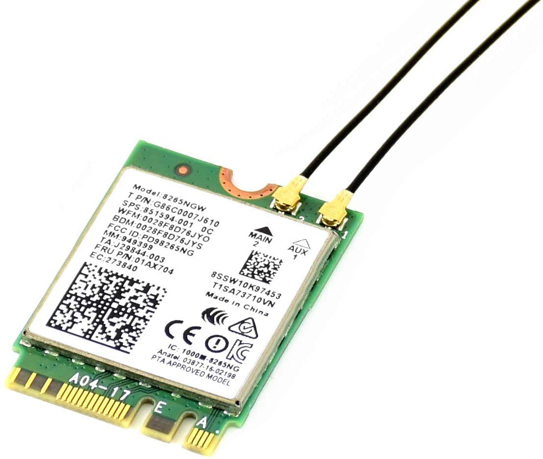 waveshare-ac8265-wireless-nic-f-r-jetson-nano-2-4g-5g-dualband-wlan-m-2-modul image 2
