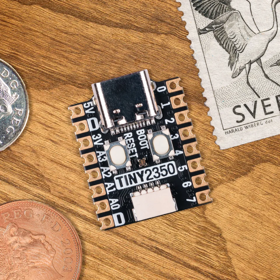 pimoroni-tiny-2350-rp2350-entwicklungsboard-mit-usb-c image 1