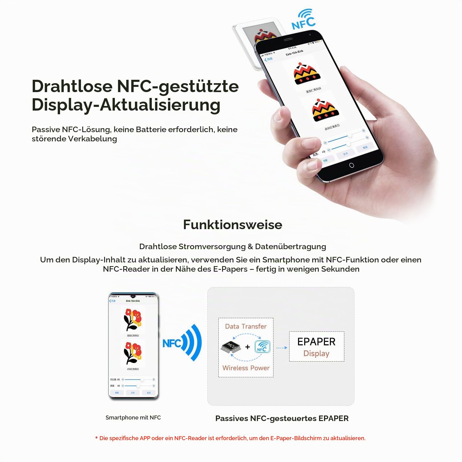 waveshare-1-54-zoll-passives-nfc-e-paper-4-farben-rot-gelb-schwarz-wei image 4