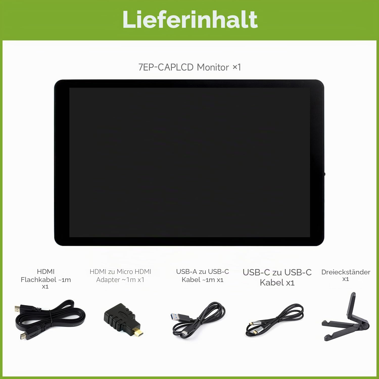 waveshare-7-zoll-capacitive-touch-display-1280x800-hdmi-type-c-mit-alu-geh-use image 2