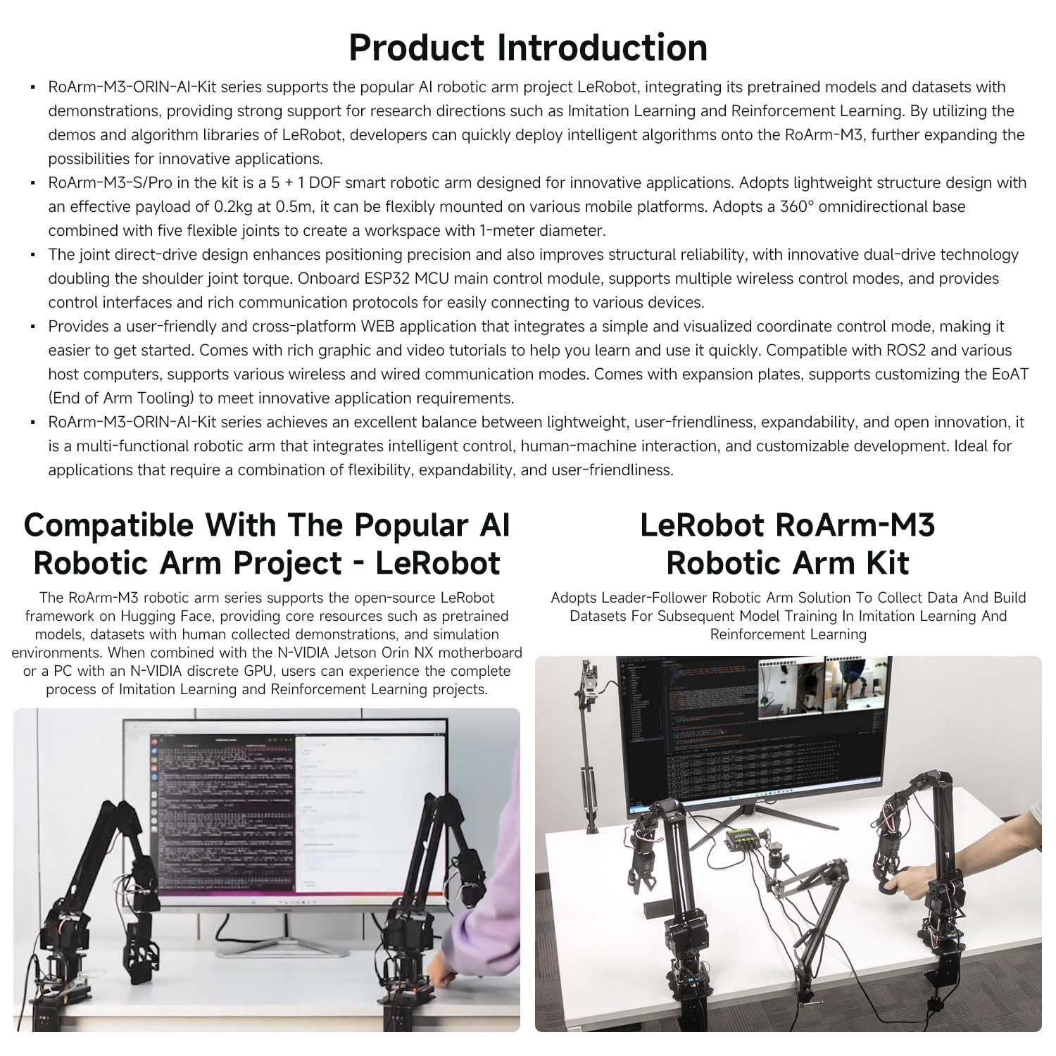 waveshare-roarm-m3-s-roboterarm-kit-jetson-orin-nano-8gb-kit-esp32 image 5