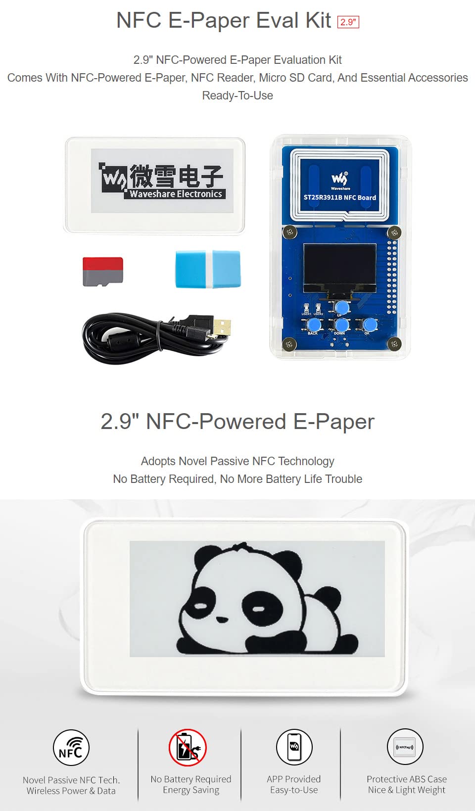 waveshare-2-9-zoll-nfc-powered-e-paper-kit-296x128-ohne-akku image 4