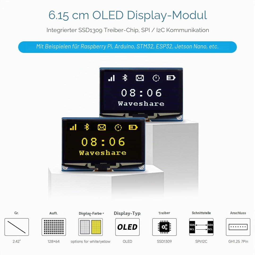 waveshare-2-42-zoll-oled-displaymodul-128x64-spi-i2c-wei image 3