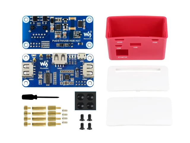waveshare-poe-eth-usb-hub-box-f-r-raspberry-pi-zero-zero-w-zero-wh-poe-802-3af-3 image 1