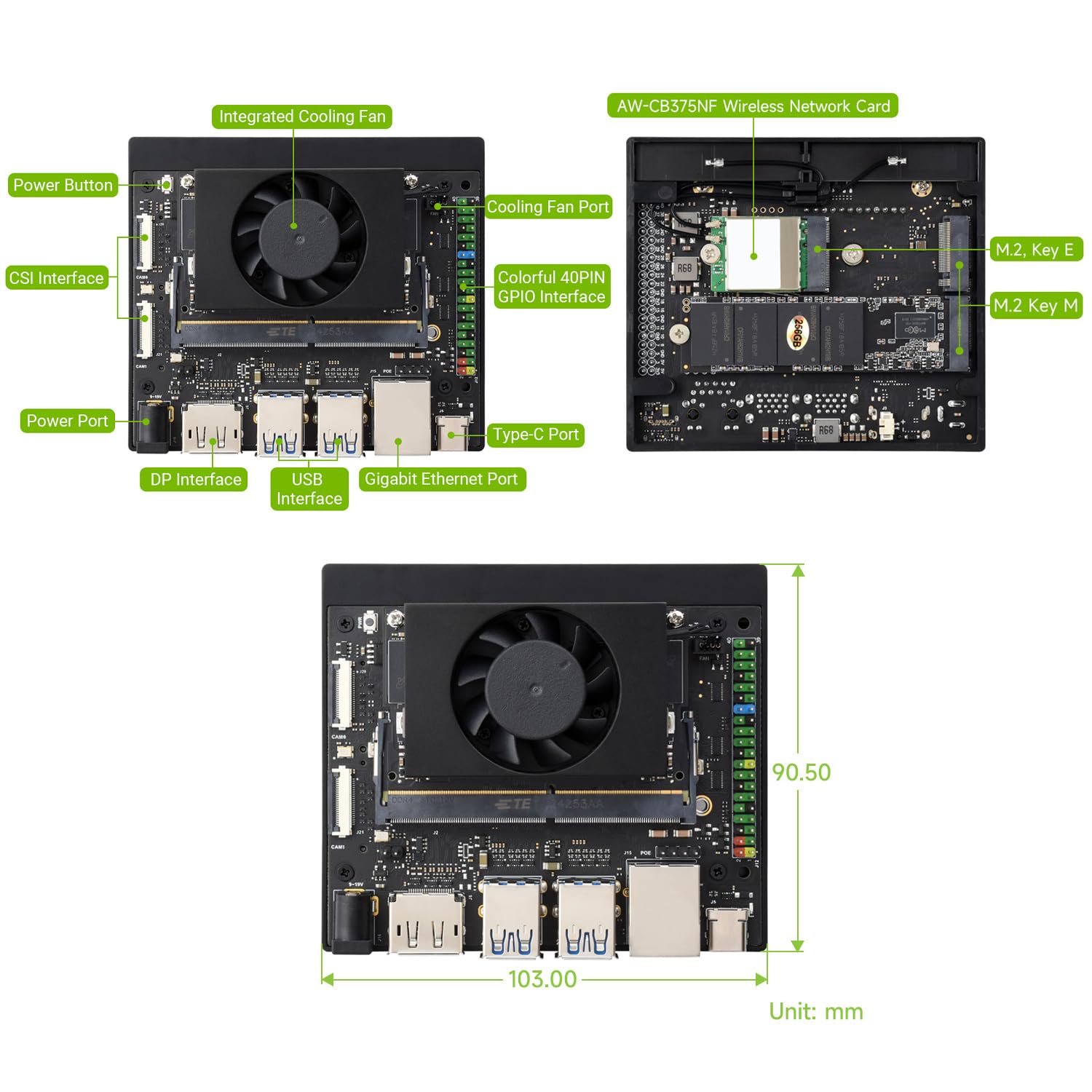 waveshare-jetson-orin-nano-ai-development-kit-8gb-bundle-mit-128gb-nvme image 6