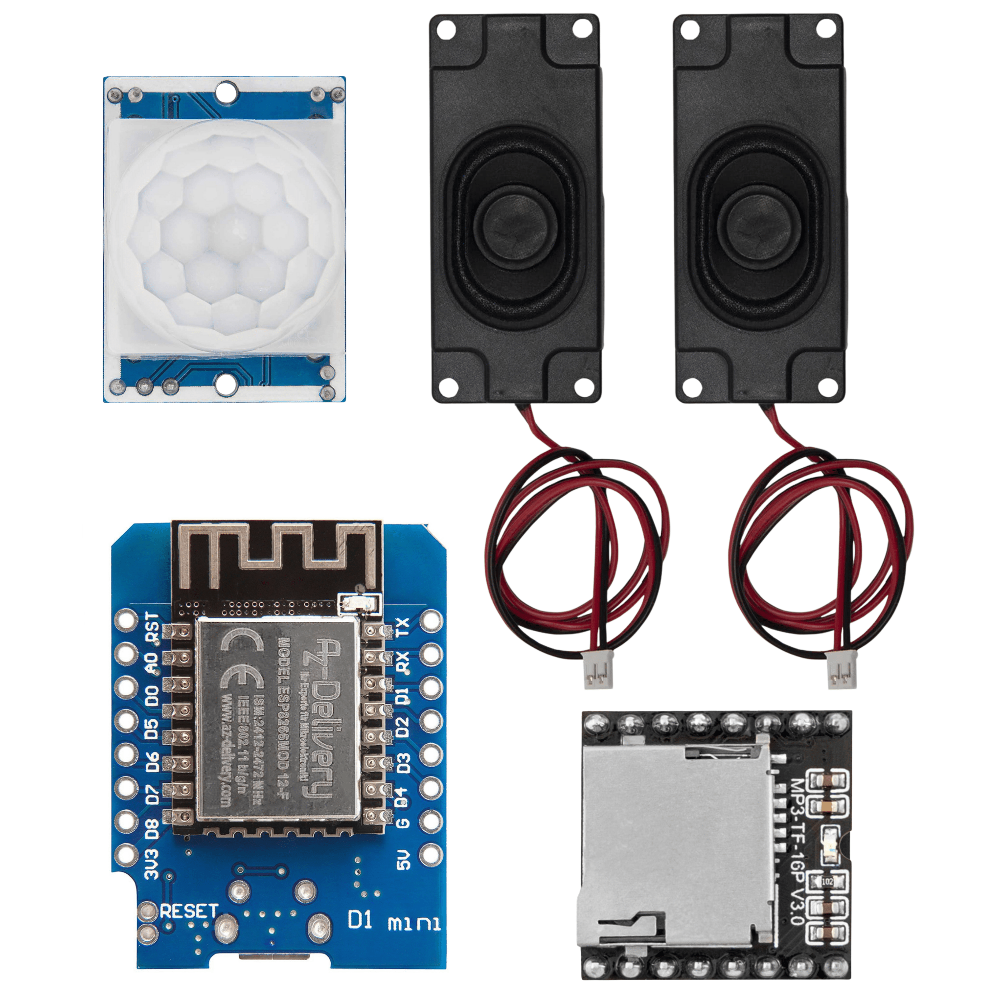 az-delivery-halloween-spider-diy-spinne-projektbundle-mit-sound-und-lichteffekte image 2