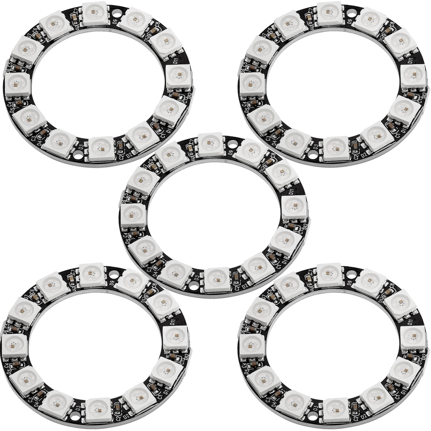 az-delivery-led-ring-5v-rgb-ws2812b-12-bit-37mm image 7