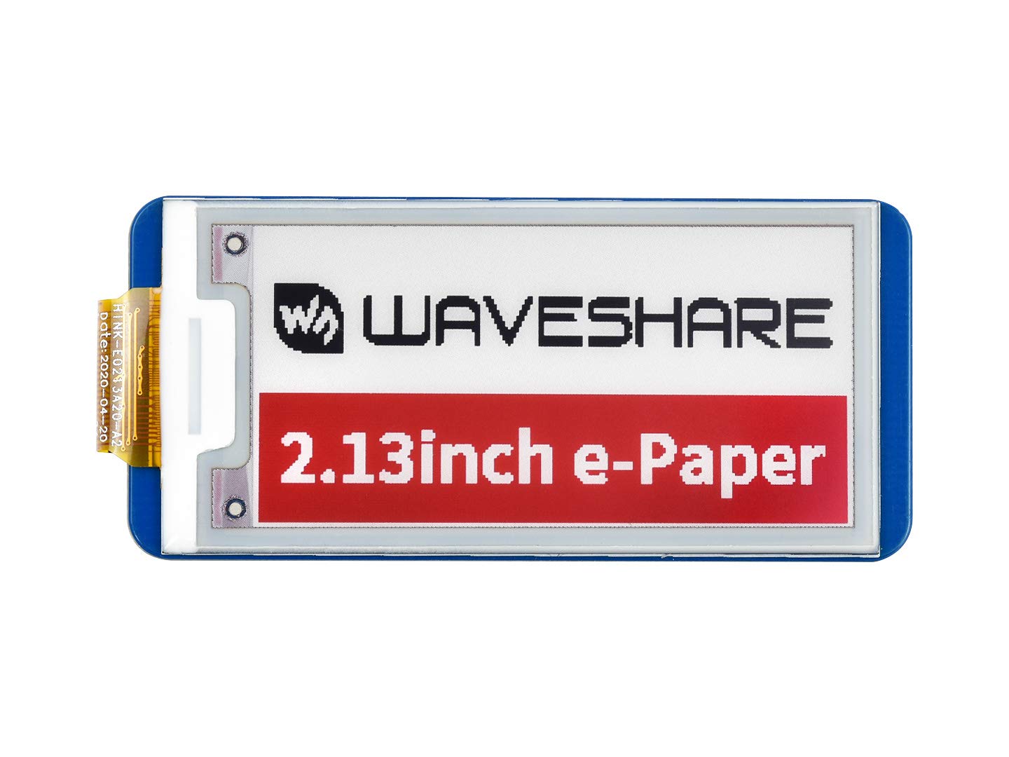 waveshare-2-13-zoll-e-paper-display-hat-250x122-rot-schwarz-wei-f-r-raspberry-pi image 1