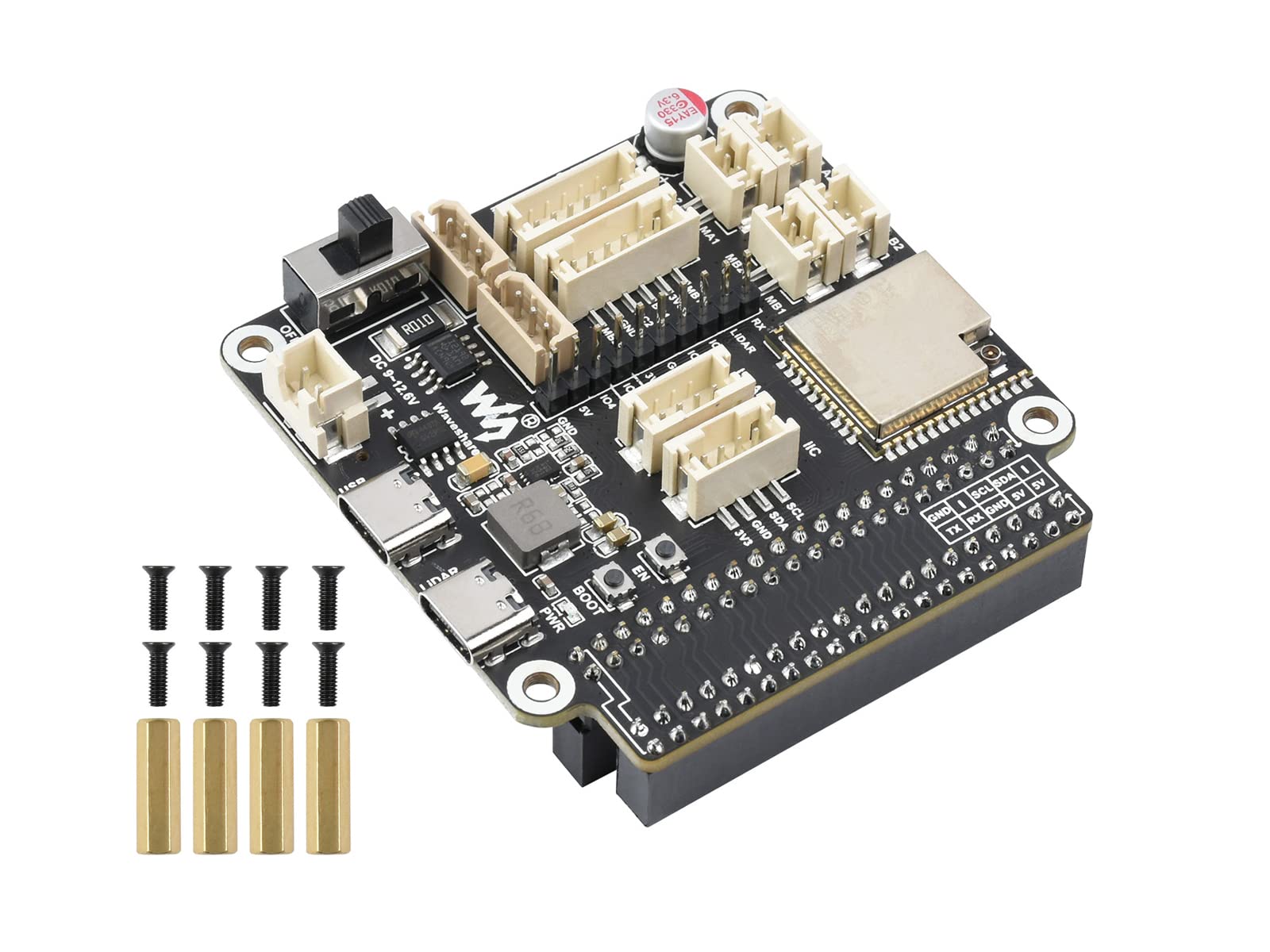 waveshare-general-driver-board-f-r-roboter-auf-esp32-basis-mit-wifi-bluetooth-es image 1