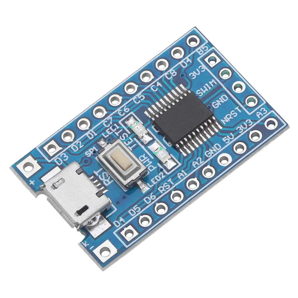 az-delivery-stm8s103f3p6-8-bit-minimum-system-mikrocontroller-development-board- image 1