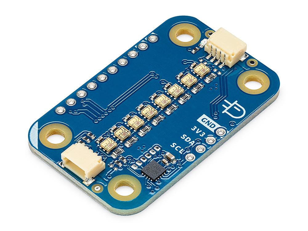 arduino-modulino-pixels-abx00109-rgb-led-modul-mit-8-adressierbaren-leds-qwiic image 1