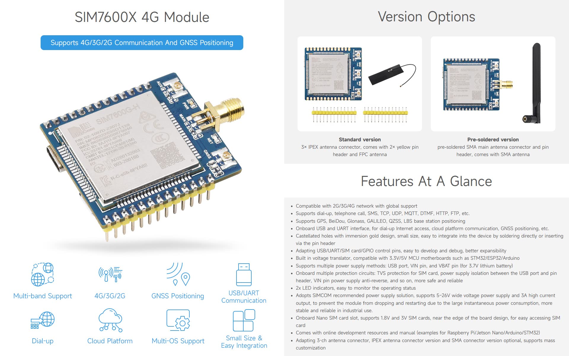waveshare-sim7600g-h-4g-kommunikationsmodul-mit-gnss-positionierung image 3