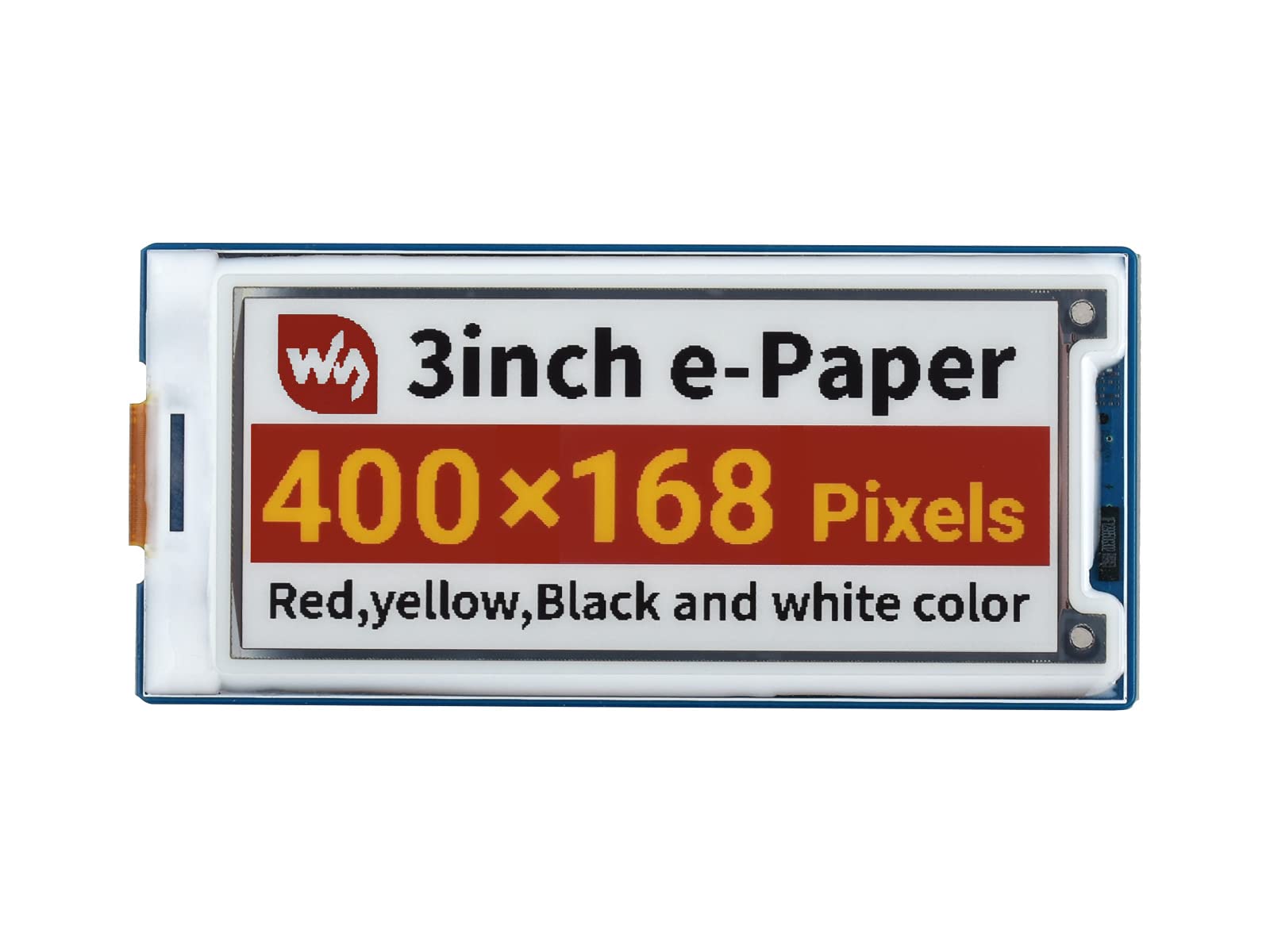 waveshare-3-zoll-e-paper-modul-g-400x168-spi-rot-gelb-schwarz-wei-f-r-raspberry- image 1