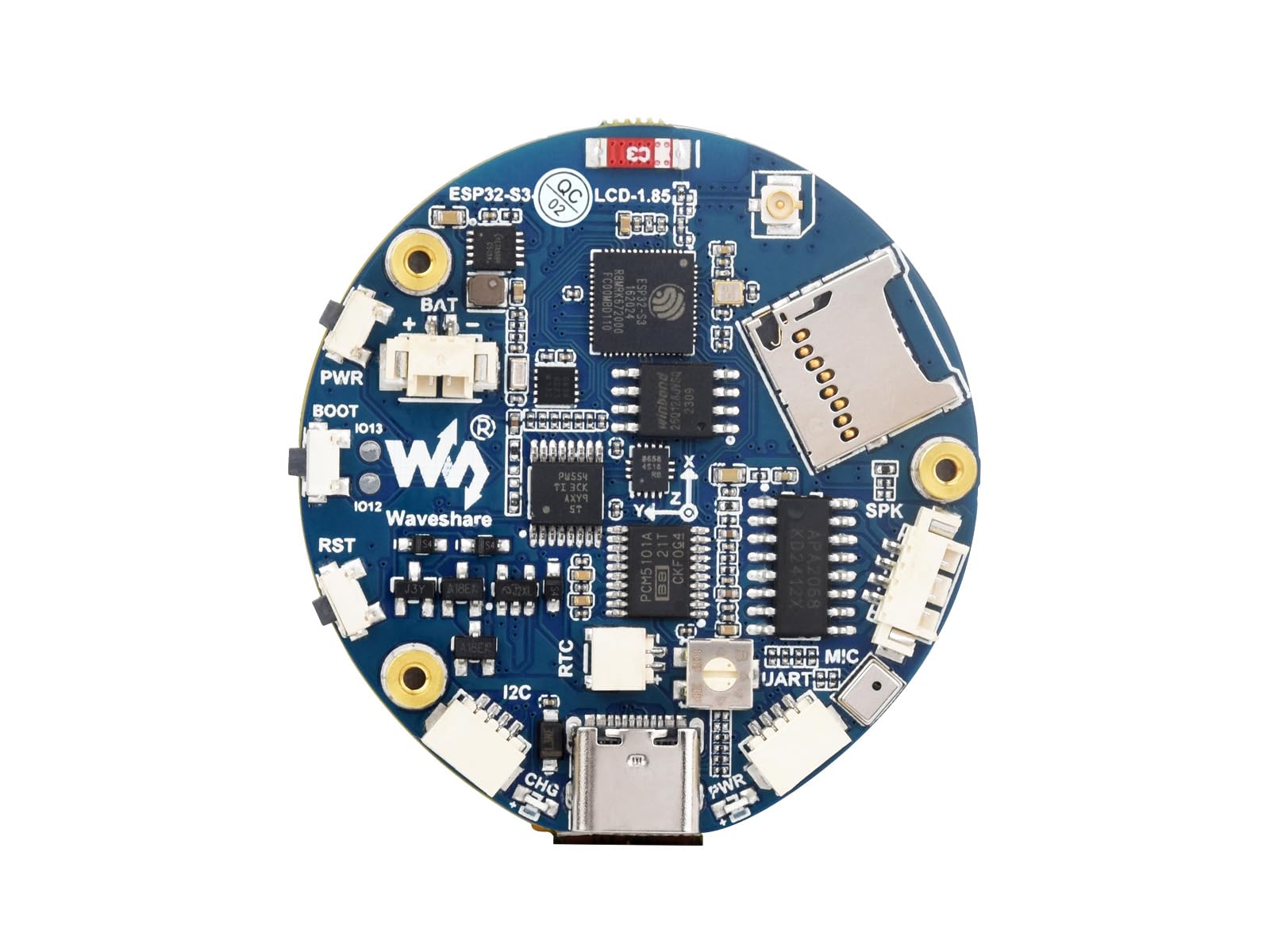 waveshare-esp32-s3-1-85-zoll-rund-display-entwicklungsboard-360x360-mit-wifi-und image 7