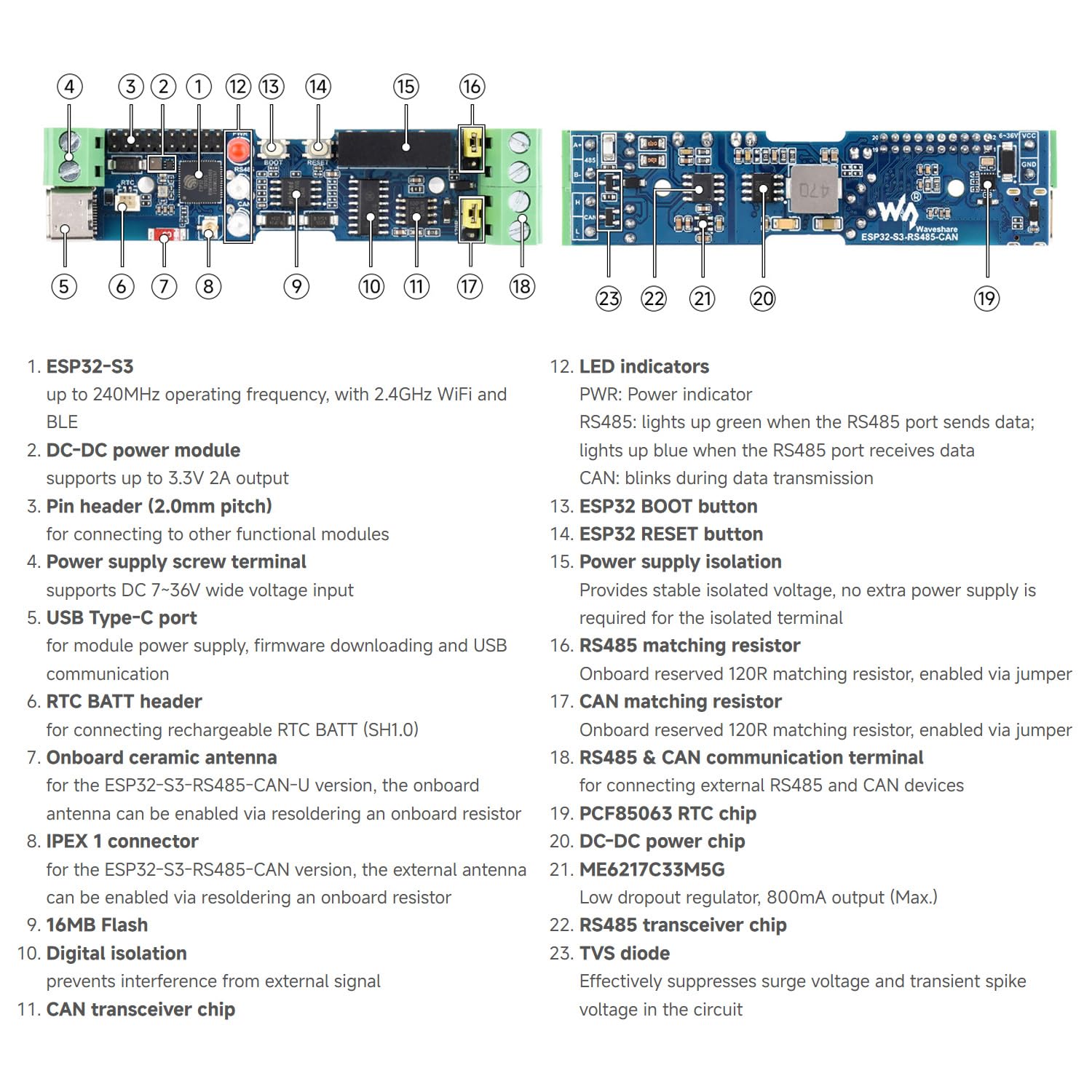 waveshare-esp32-s3-industrial-entwicklungsboard-mit-isoliertem-rs485-und-can image 8