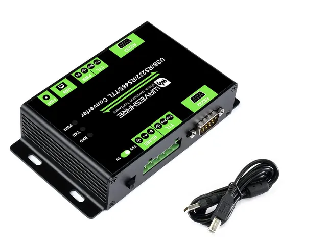 waveshare-industrial-usb-rs232-ttl-zu-rs232-485-ttl-isolierter-multi-bus-konvert image 1