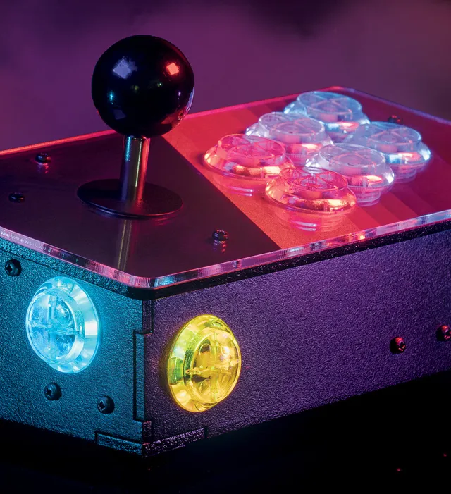 pimoroni-picade-plasma-kit-beleuchtete-arcade-buttons-10-button-rgb-led-set image 1